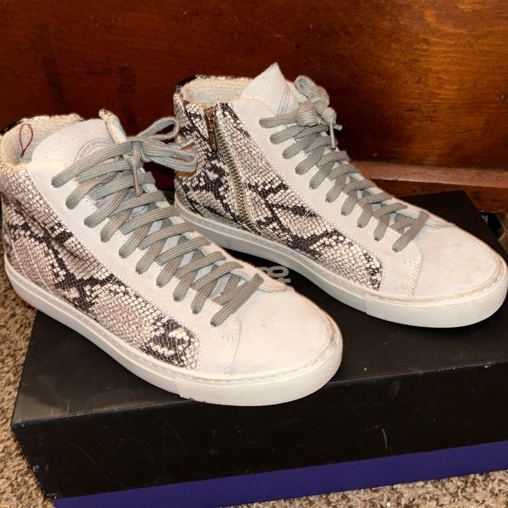 P448 Skate High Top Sneakers | Python Detail, EU 38